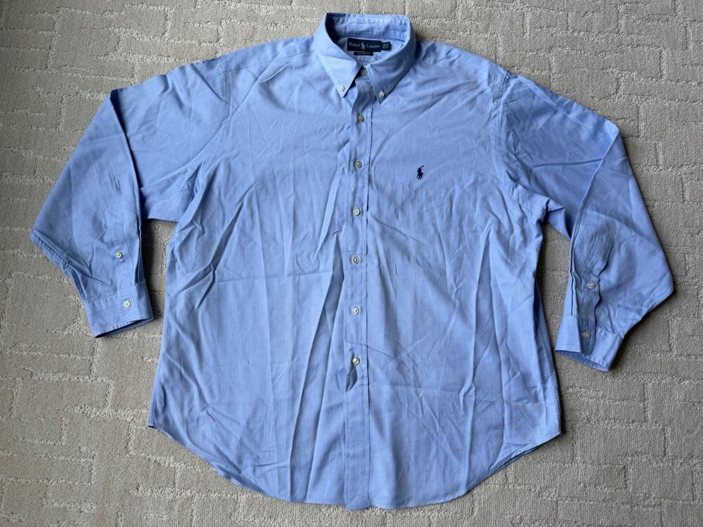 VTG Ralph Lauren dress Shirt Mens Classic Fit Button Down